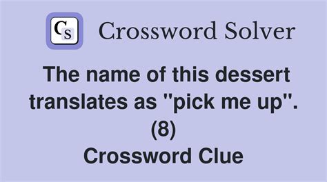 pick me pick me crossword clue